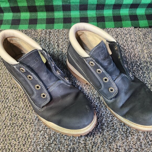 TIMBERLAND NELLIE CHUKKA BOOTS (23312) – BLACK/WHITE - US8.5 - Picture 2 of 13